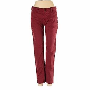 Pistola maroon stretch, slash pockets Jean/pant